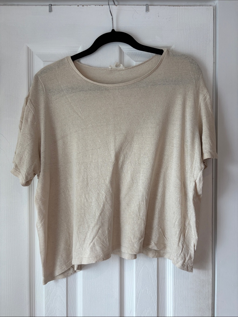 OZMA raw silk Tee